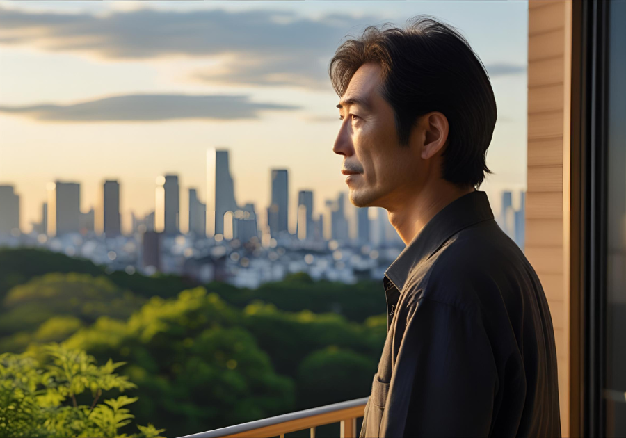 有給消化中に見えたレールの外側の風景
